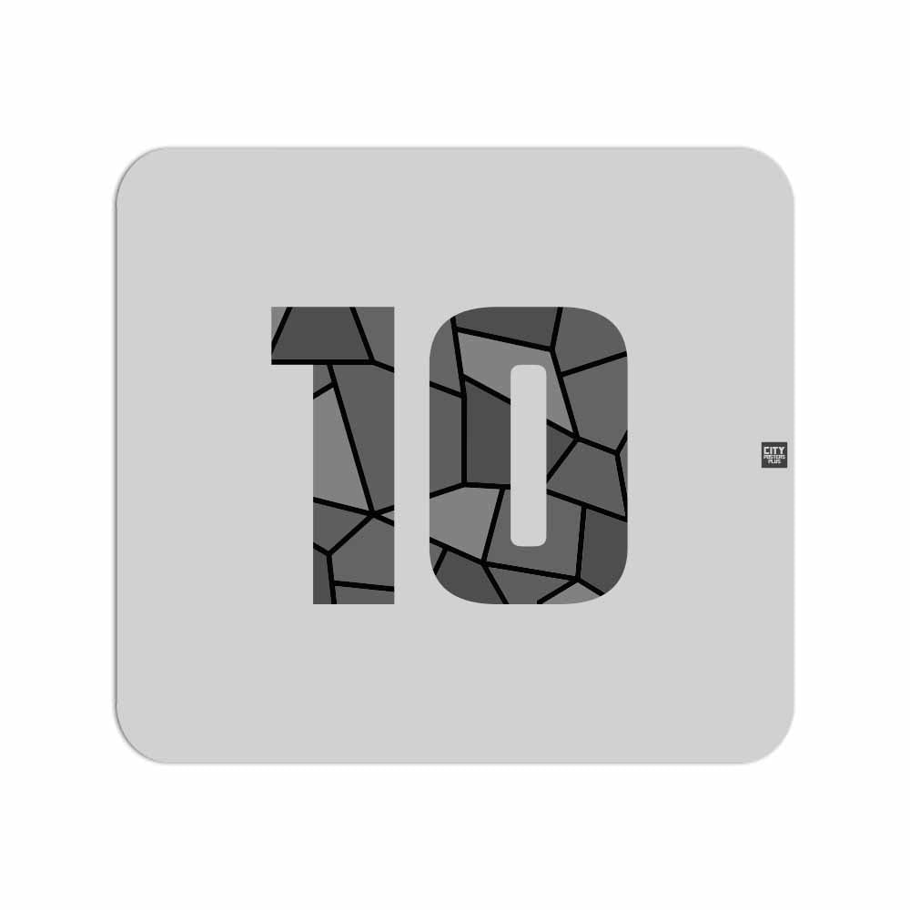 10 Number Mousepad (Melange Grey)
