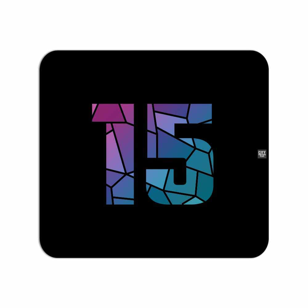 15 Number Mousepad (Black)