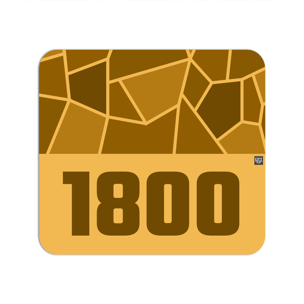 1800 Year Mousepad (Golden Yellow)