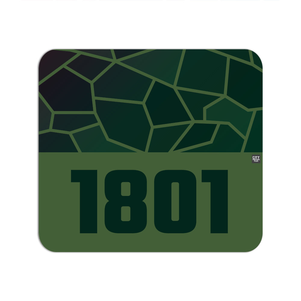 1801 Year Mousepad (Olive Green)