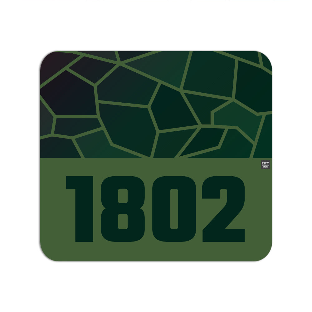 1802 Year Mousepad (Olive Green)