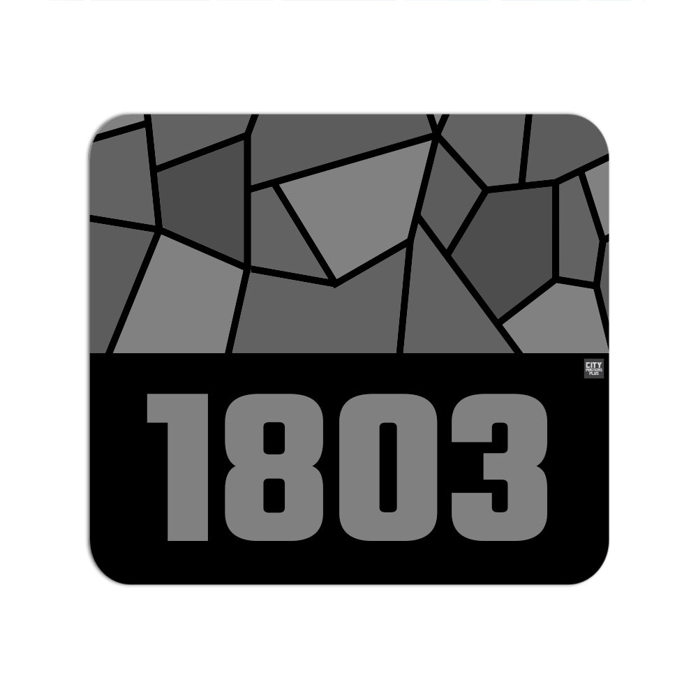 1803 Year Mousepad (Black)