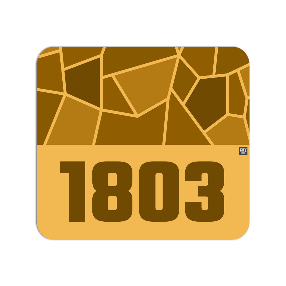 1803 Year Mousepad (Golden Yellow)