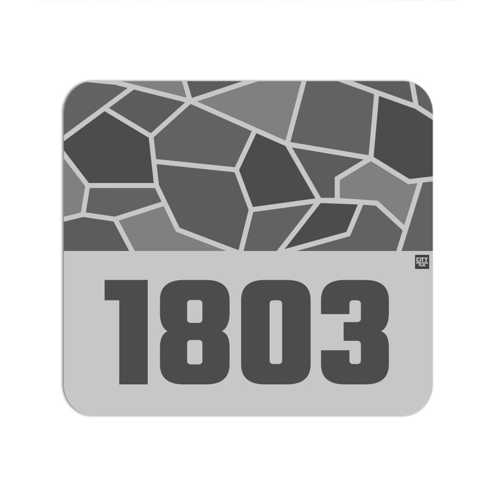 1803 Year Mousepad (Melange Grey)