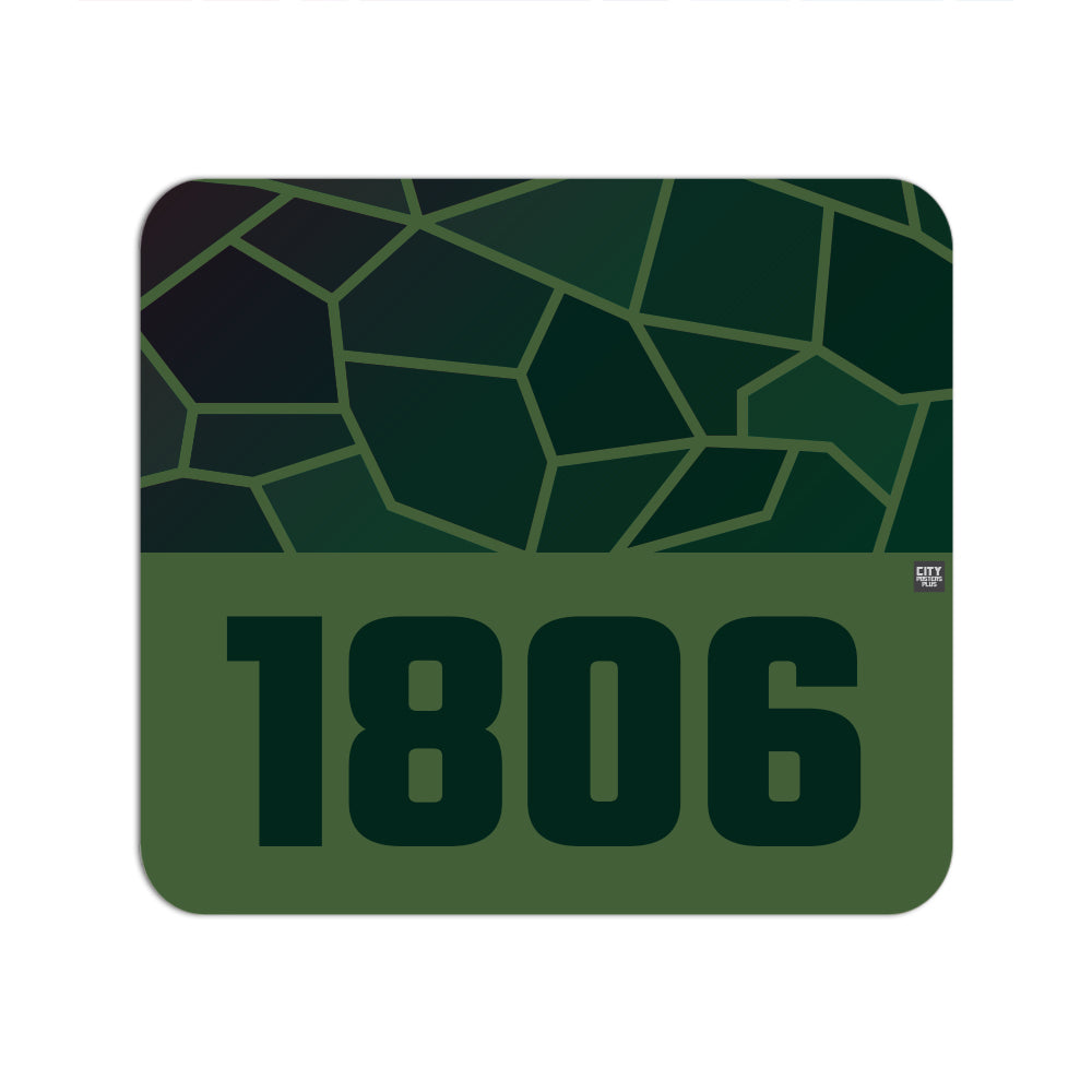 1806 Year Mousepad (Olive Green)