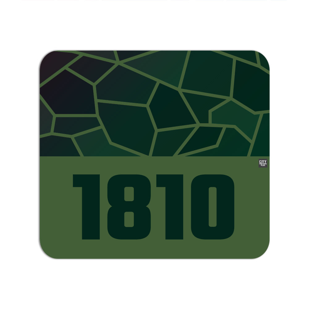 1810 Year Mousepad (Olive Green)