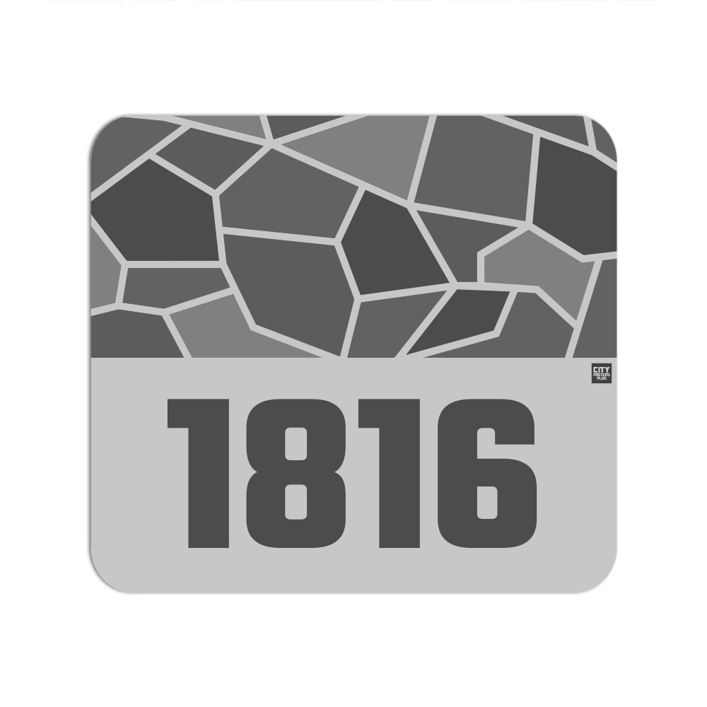 1816 Year Mousepad (Melange Grey)