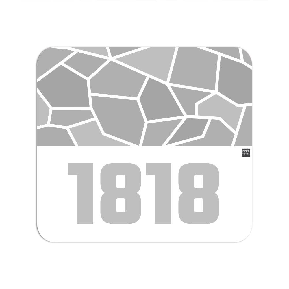 1818 Year Mousepad (White)
