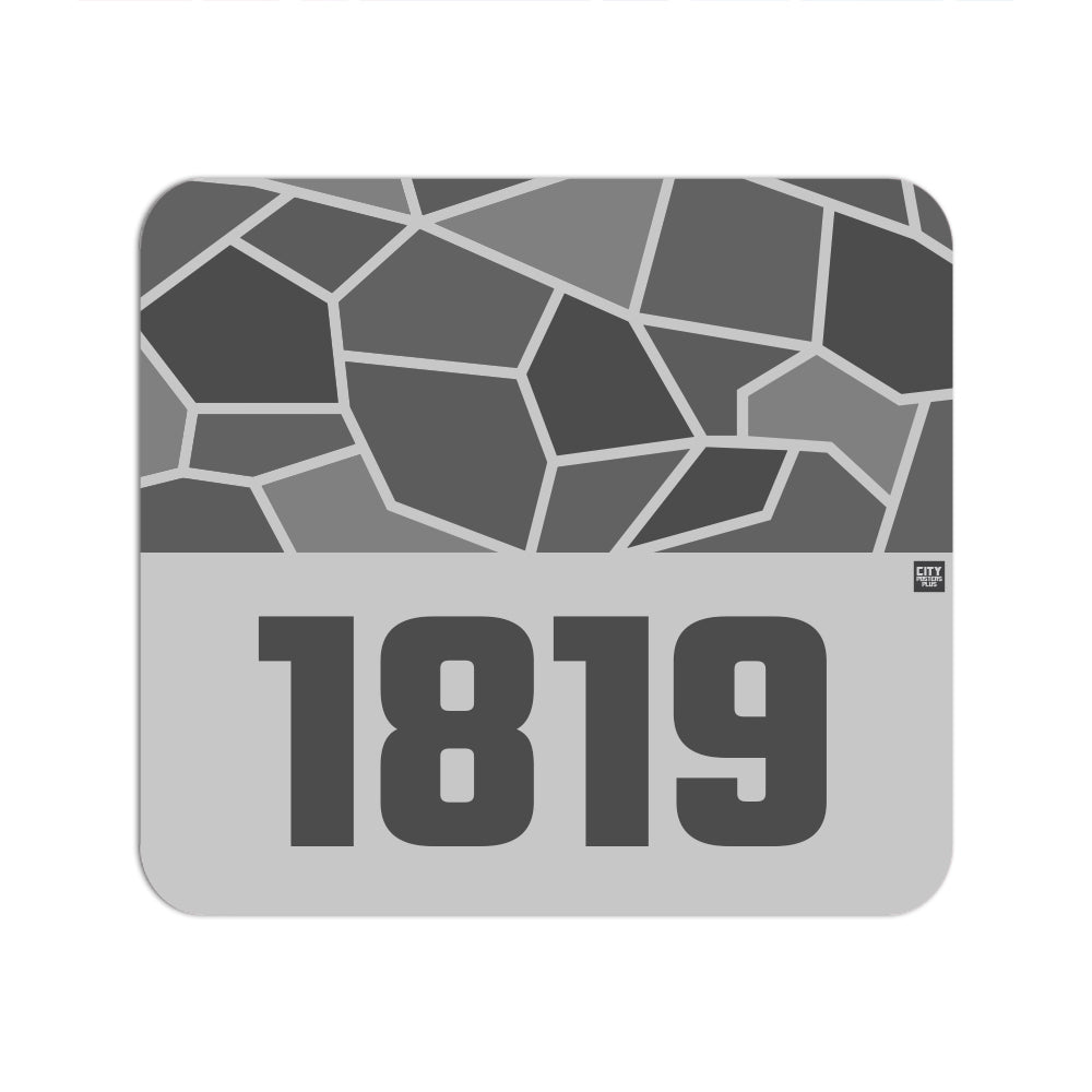 1819 Year Mousepad (Melange Grey)