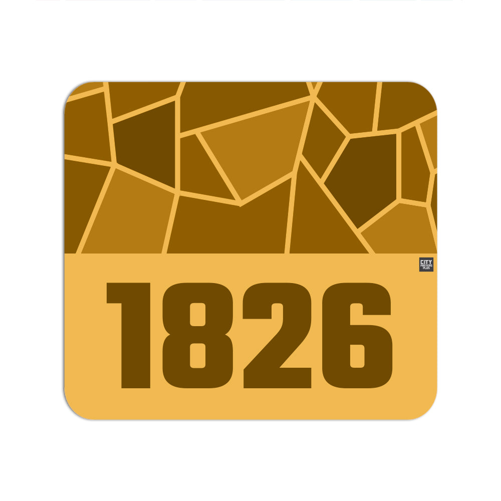 1826 Year Mousepad (Golden Yellow)