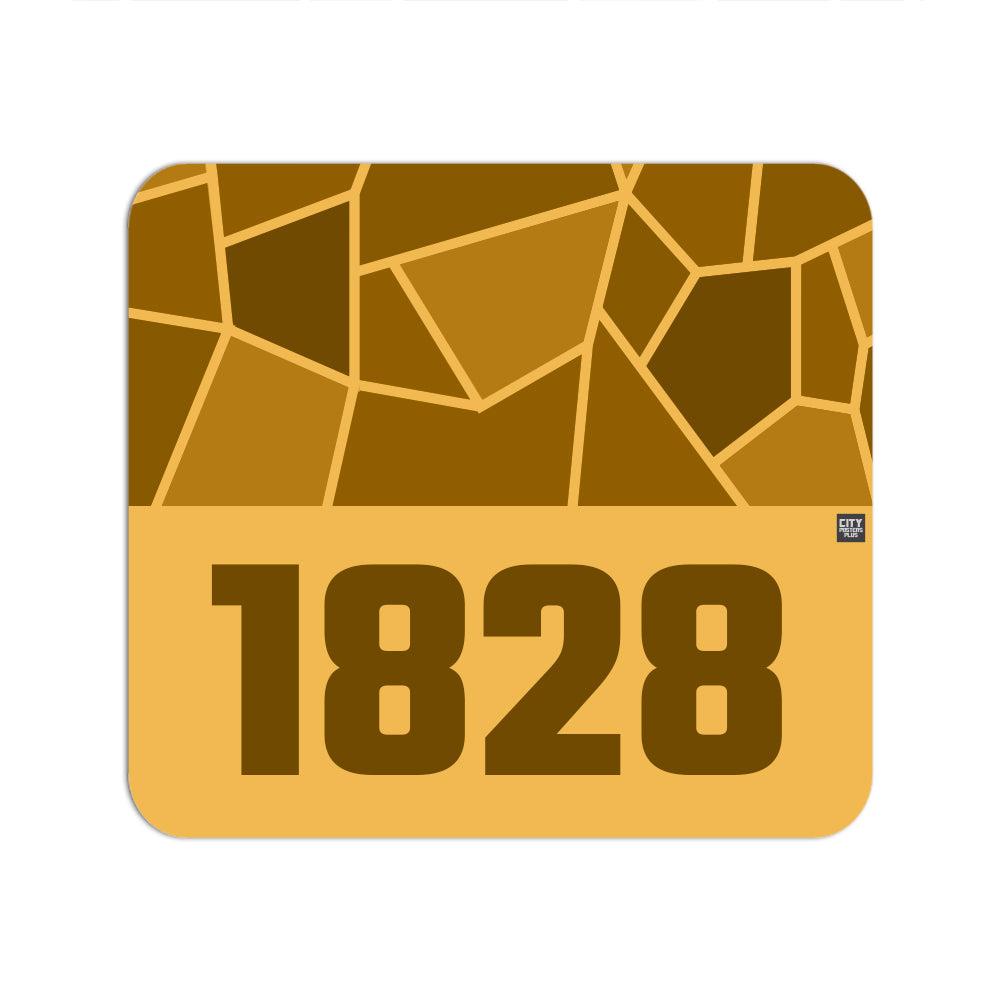 1828 Year Mousepad (Golden Yellow)