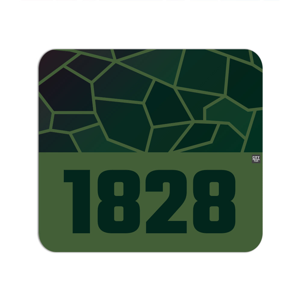 1828 Year Mousepad (Olive Green)