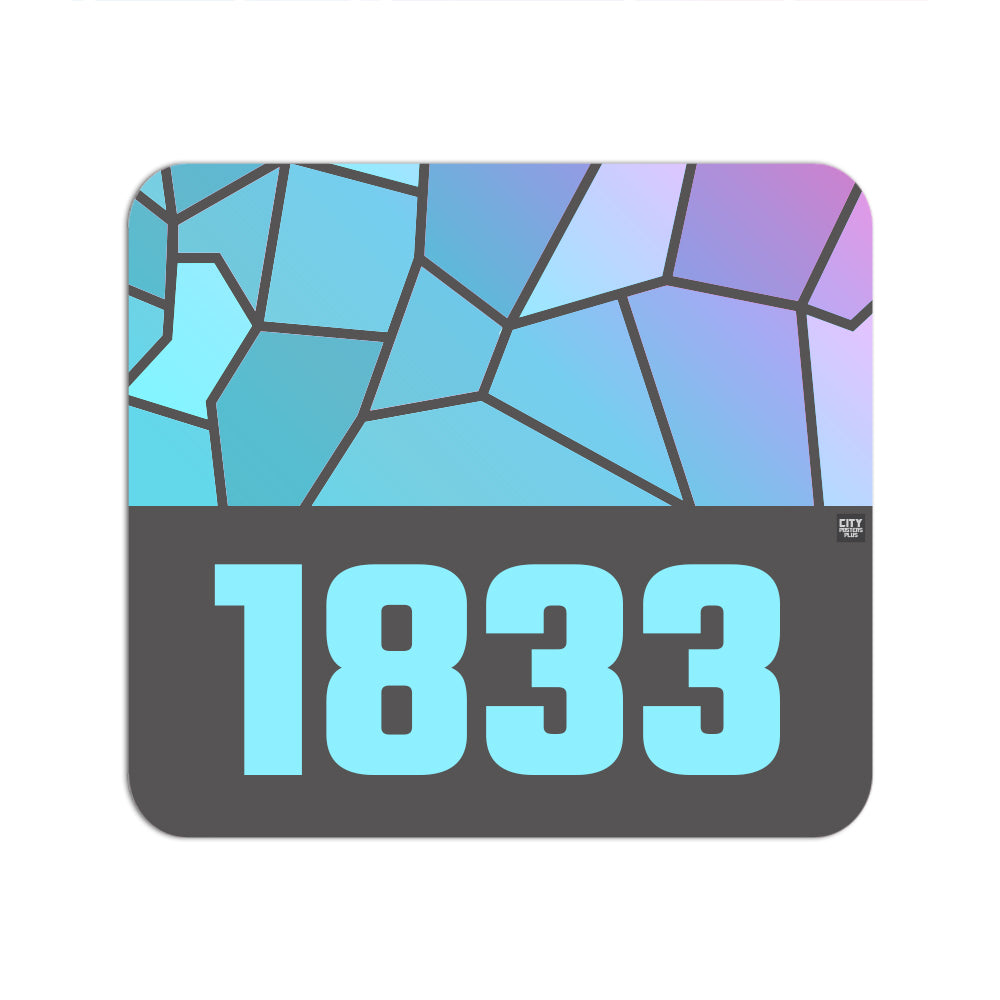 1833 Year Mousepad (Charcoal Grey)
