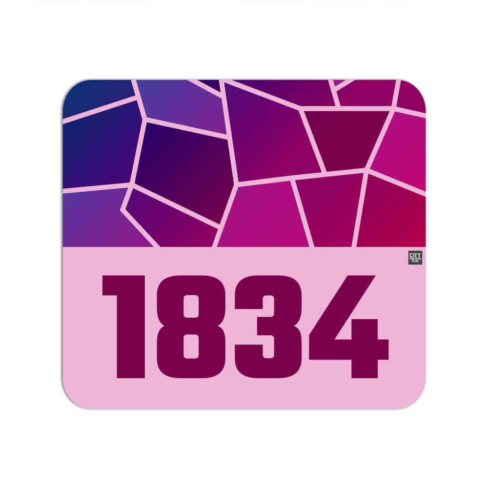 1834 Year Mousepad (Light Pink)