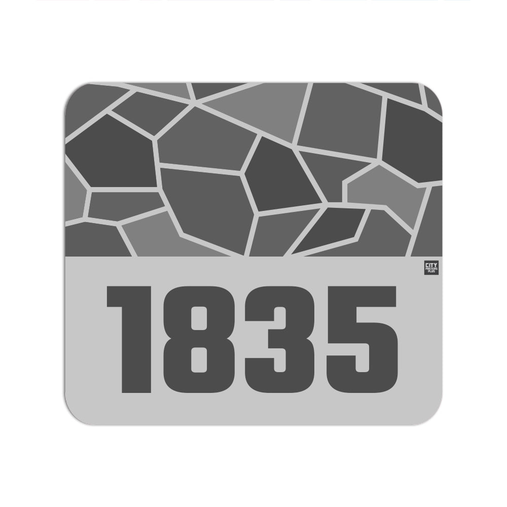 1835 Year Mousepad (Melange Grey)