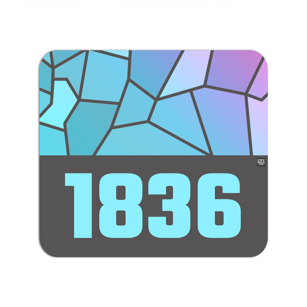 1836 Year Mousepad (Charcoal Grey)