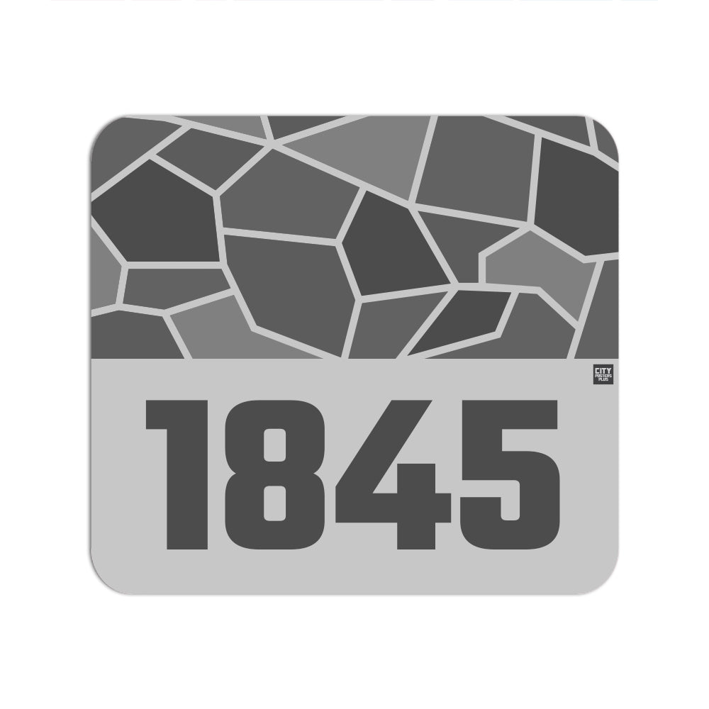 1845 Year Mousepad (Melange Grey)