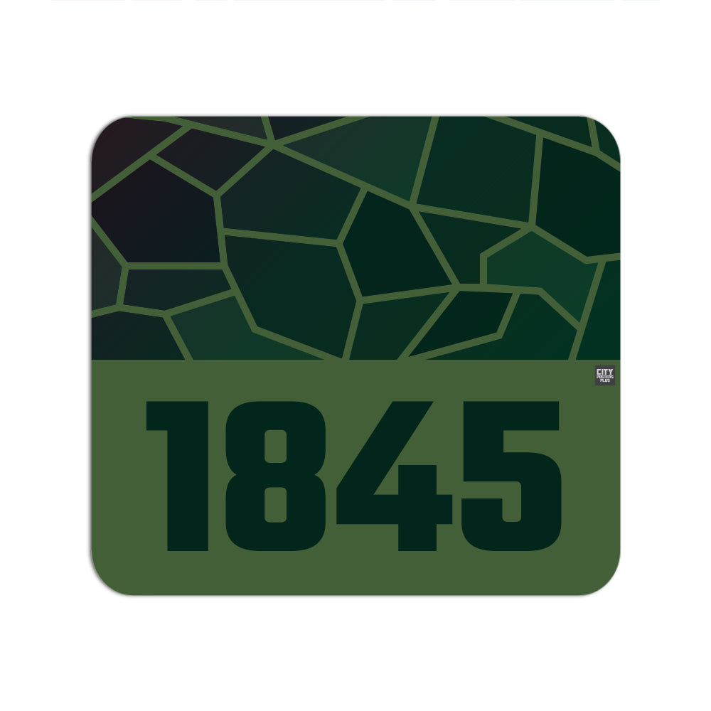 1845 Year Mousepad (Olive Green)