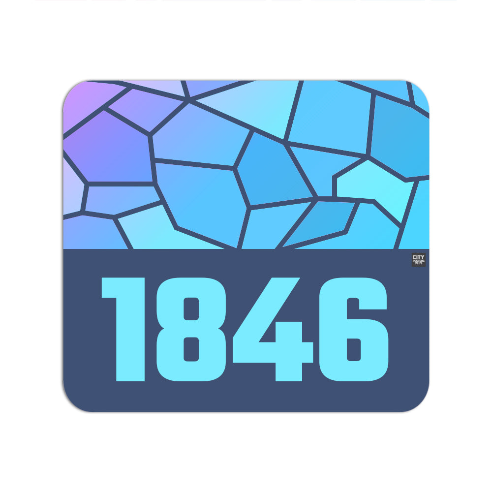 1846 Year Mousepad (Navy Blue)
