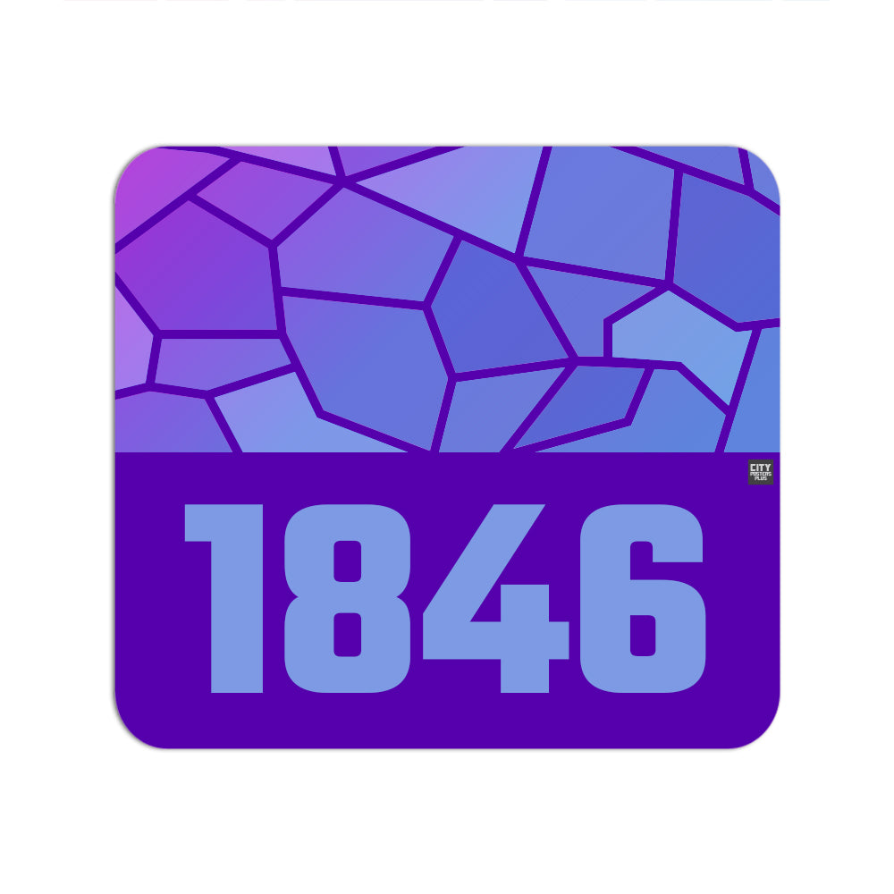 1846 Year Mousepad (Purple)