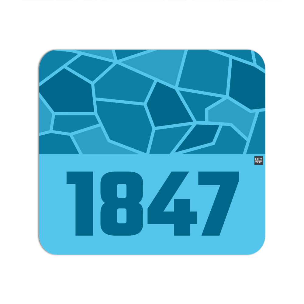 1847 Year Mousepad (Sky Blue)