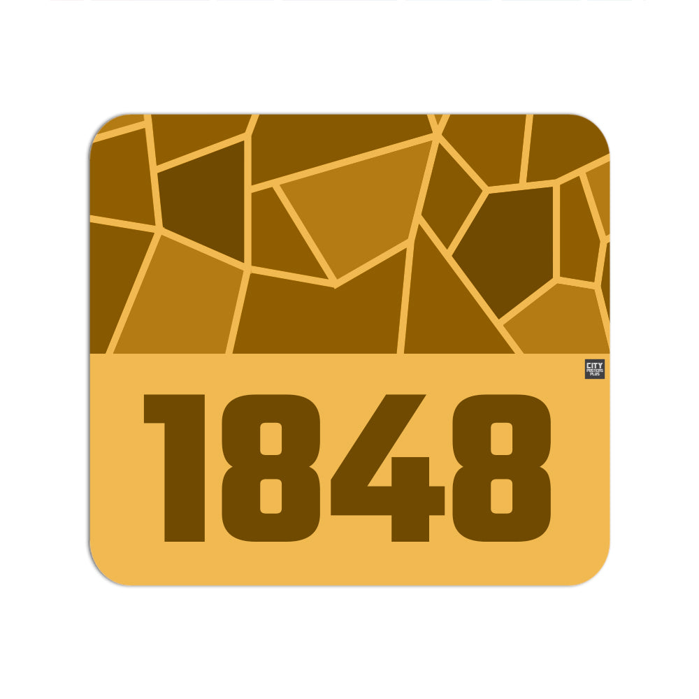 1848 Year Mousepad (Golden Yellow)
