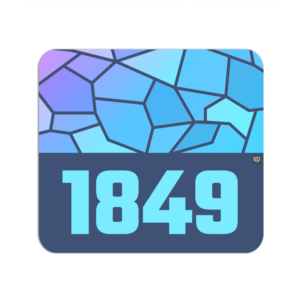 1849 Year Mousepad (Navy Blue)