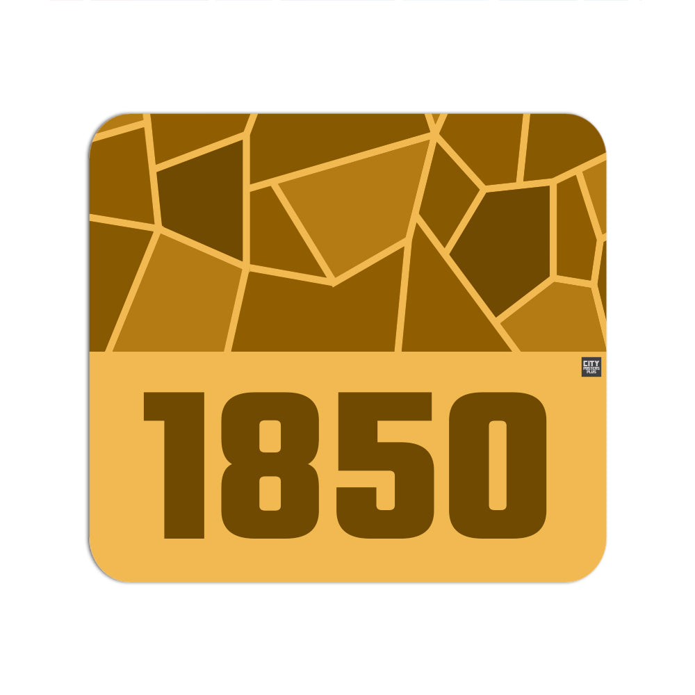 1850 Year Mousepad (Golden Yellow)