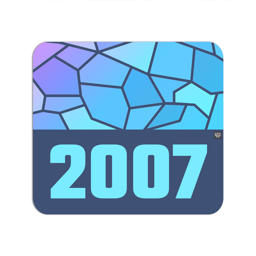 2007 Year Mousepad (Navy Blue)