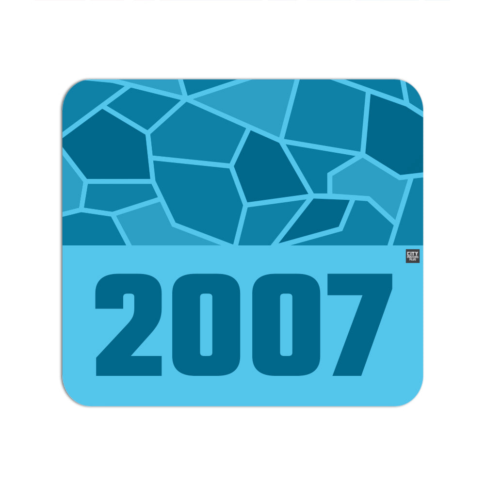 2007 Year Mousepad (Sky Blue)