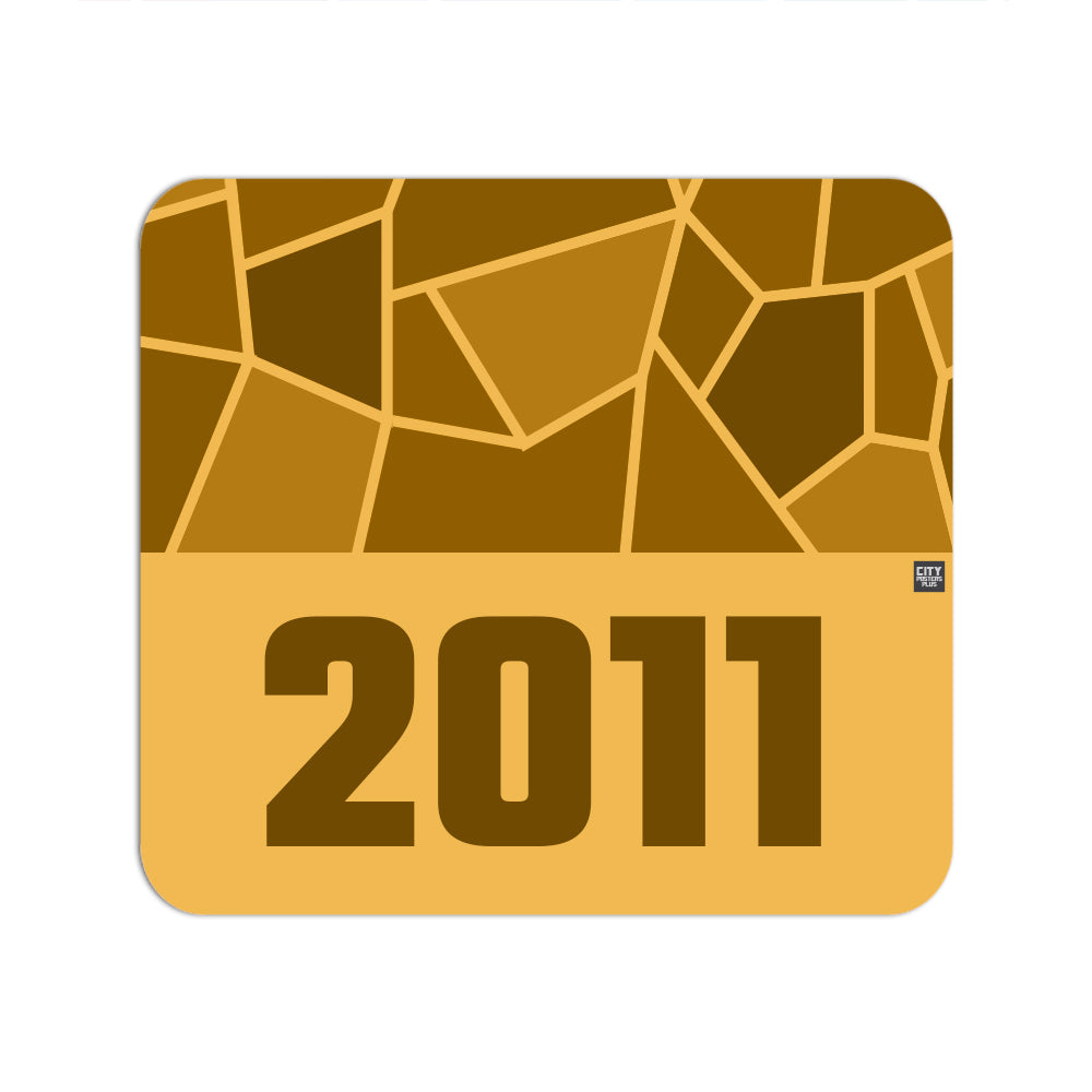 2011 Year Mousepad (Golden Yellow)