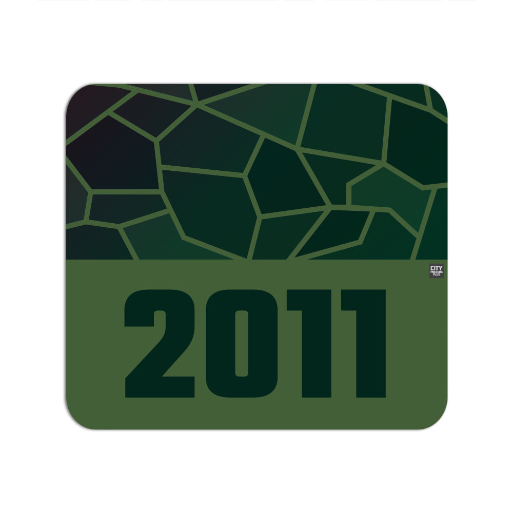 2011 Year Mousepad (Olive Green)