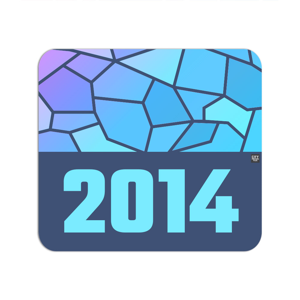 2014 Year Mousepad (Navy Blue)