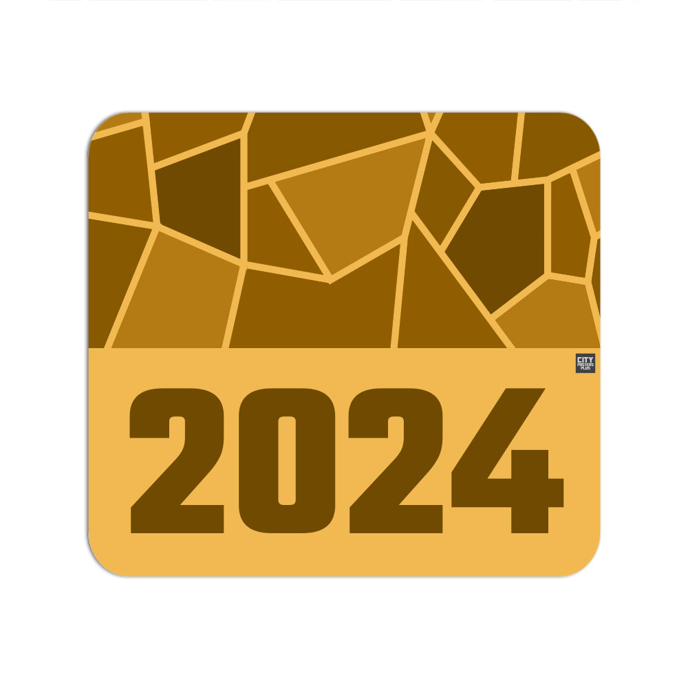 2024 Year Mousepad (Golden Yellow)