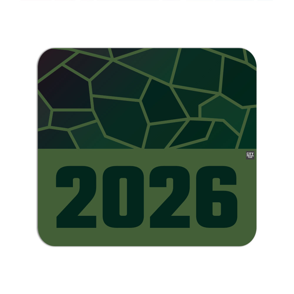 2026 Year Mousepad (Olive Green)