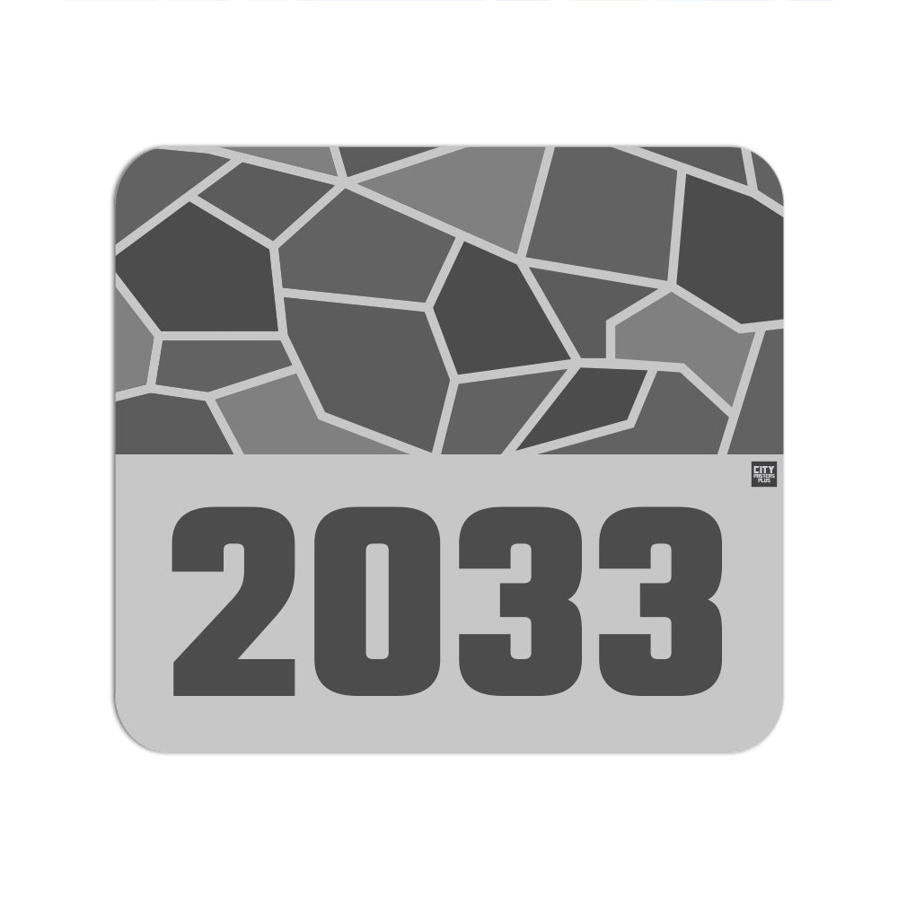 2033 Year Mousepad (Melange Grey)
