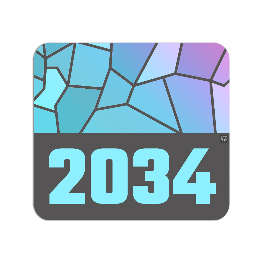2034 Year Mousepad (Charcoal Grey)