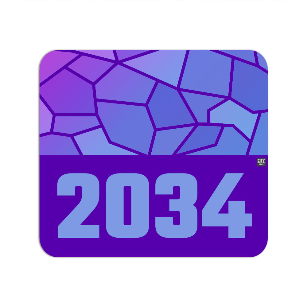 2034 Year Mousepad (Purple)