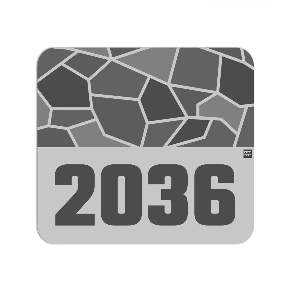 2036 Year Mousepad (Melange Grey)