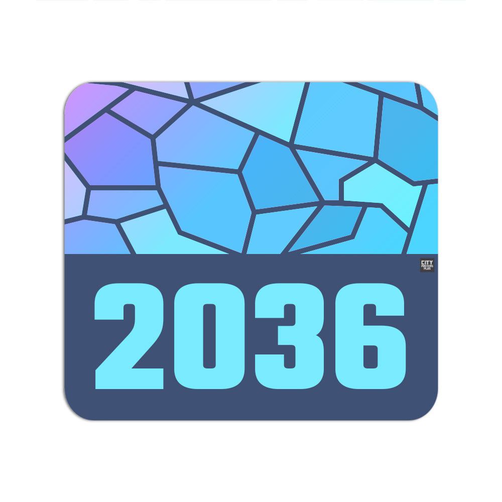 2036 Year Mousepad (Navy Blue)