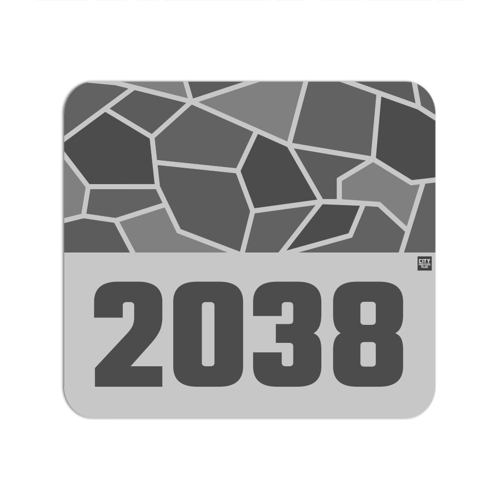 2038 Year Mousepad (Melange Grey)