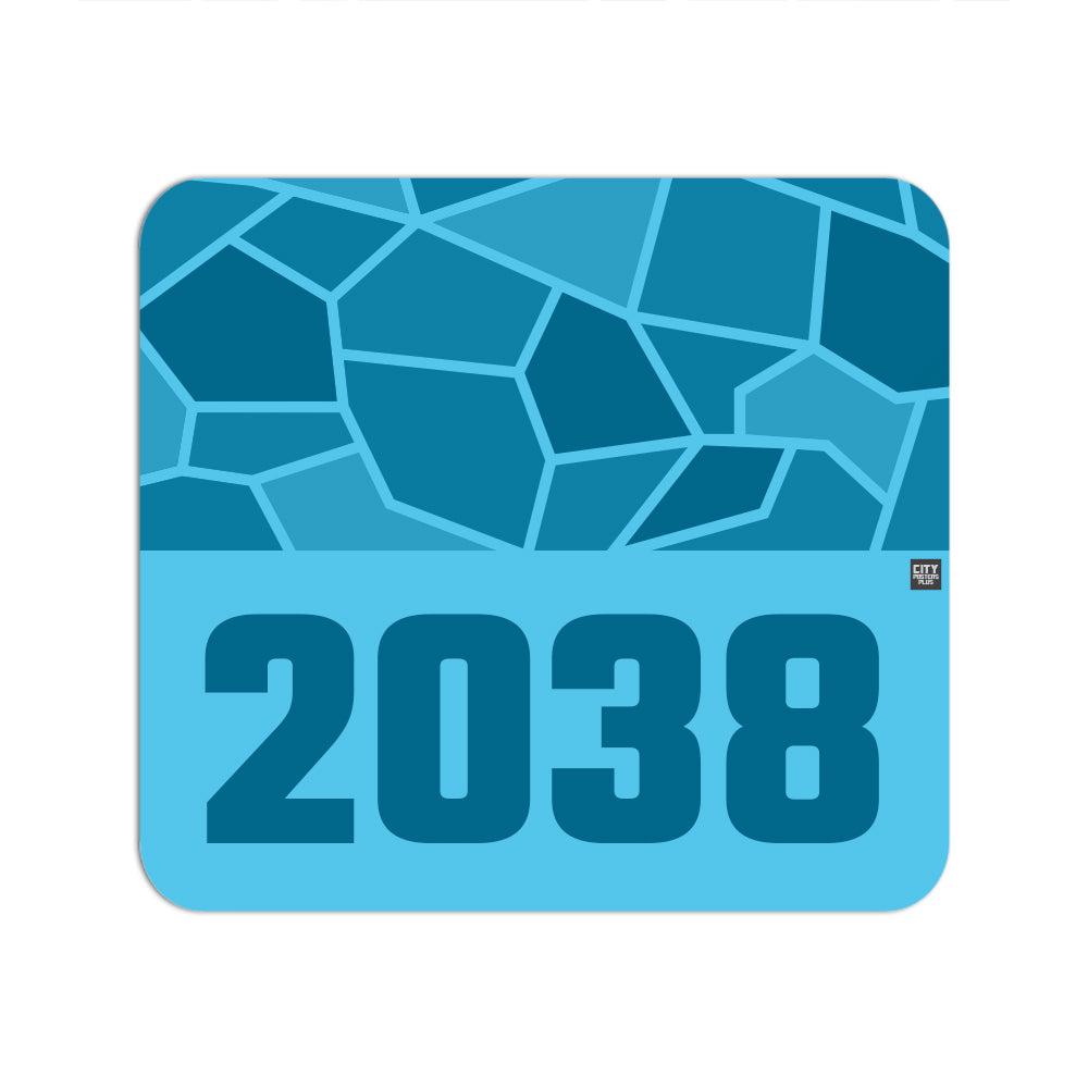 2038 Year Mousepad (Sky Blue)
