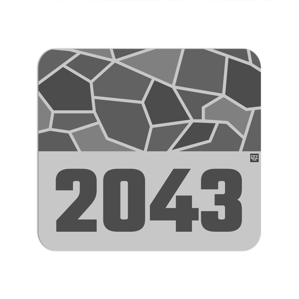 2043 Year Mousepad (Melange Grey)