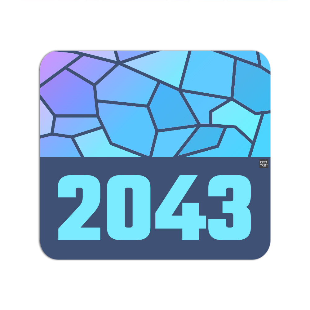 2043 Year Mousepad (Navy Blue)