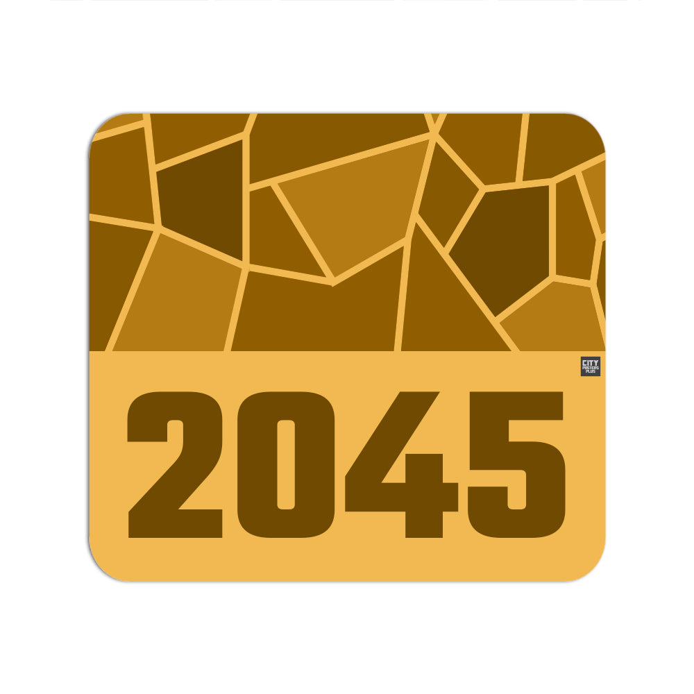 2045 Year Mousepad (Golden Yellow)