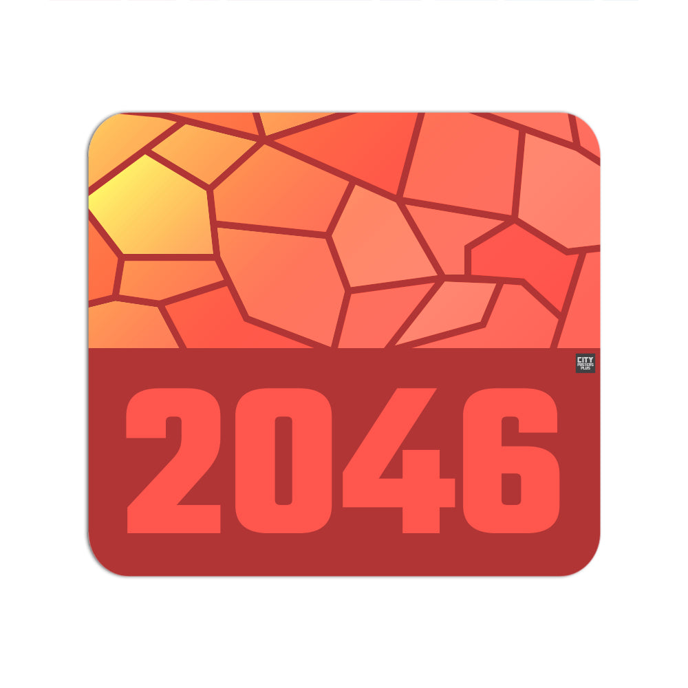 2046 Year Mousepad (Red)