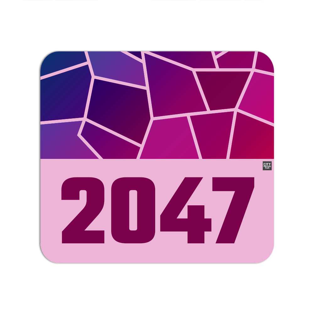 2047 Year Mousepad (Light Pink)