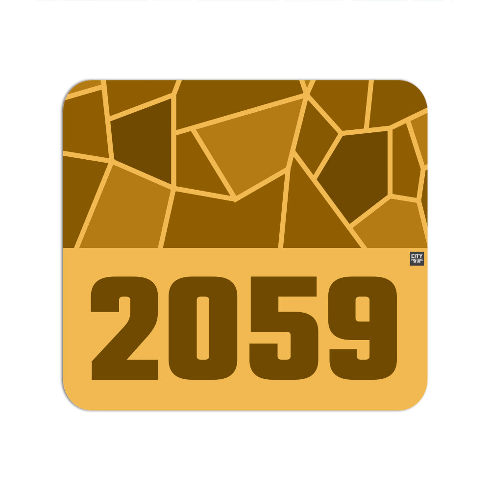 2059 Year Mousepad (Golden Yellow)