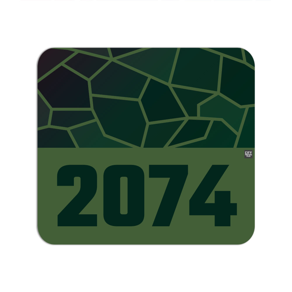 2074 Year Mousepad (Olive Green)