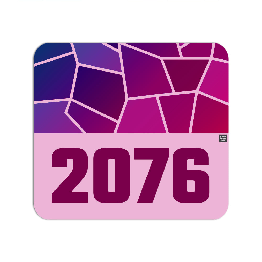 2076 Year Mousepad (Light Pink)